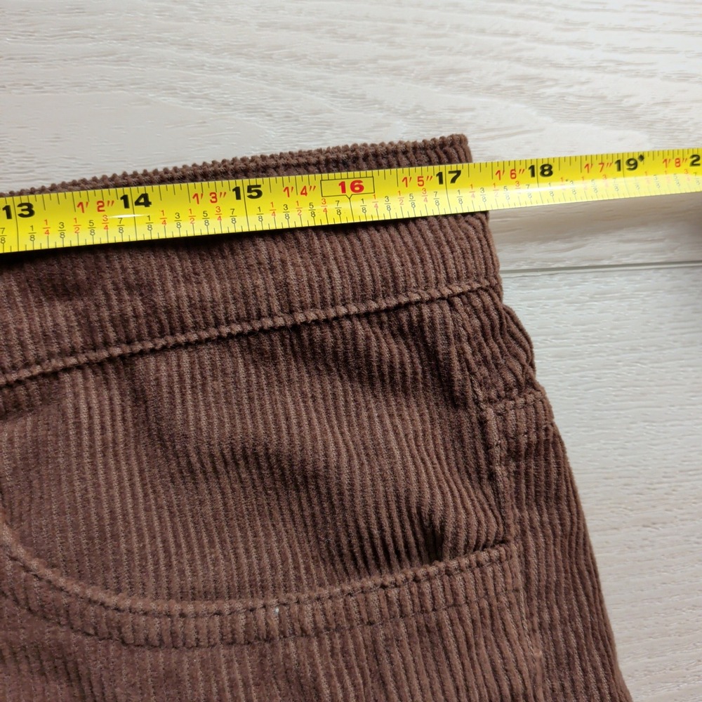 NEW Madcap England Corduroy Bell Bottom Flare Pants Mens 34x32 Brown Retro 70s - Picture 8 of 13